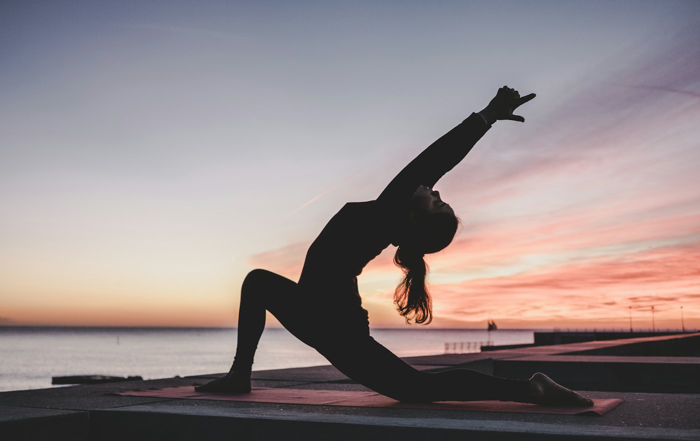 Person stretching